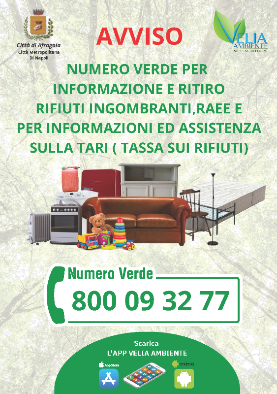 AfragolaNuovo numero verde 800093277