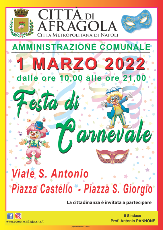 Festa carnevale 2022