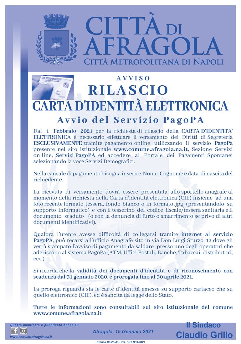 Rilascio carta didentita