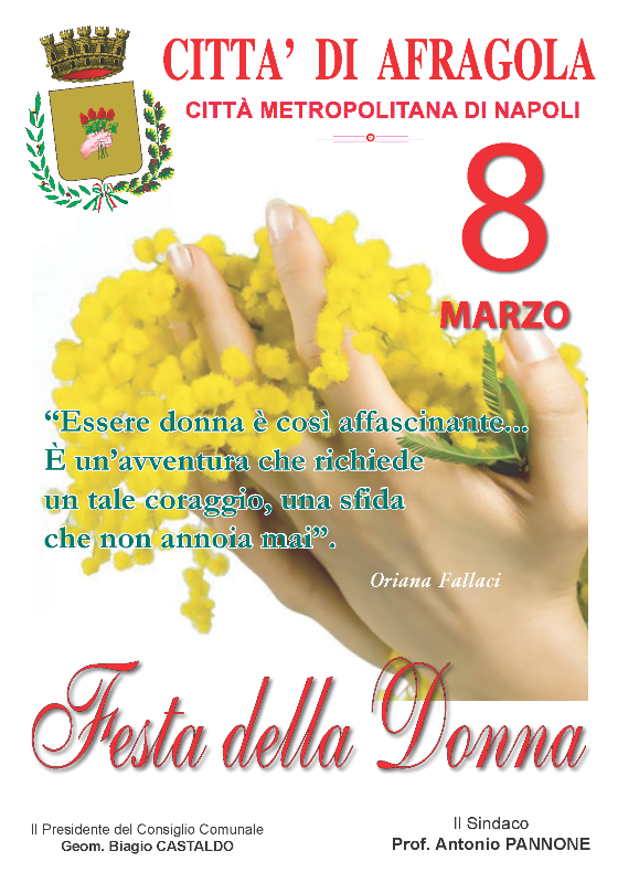 Festa della donna 8 marzo 2022