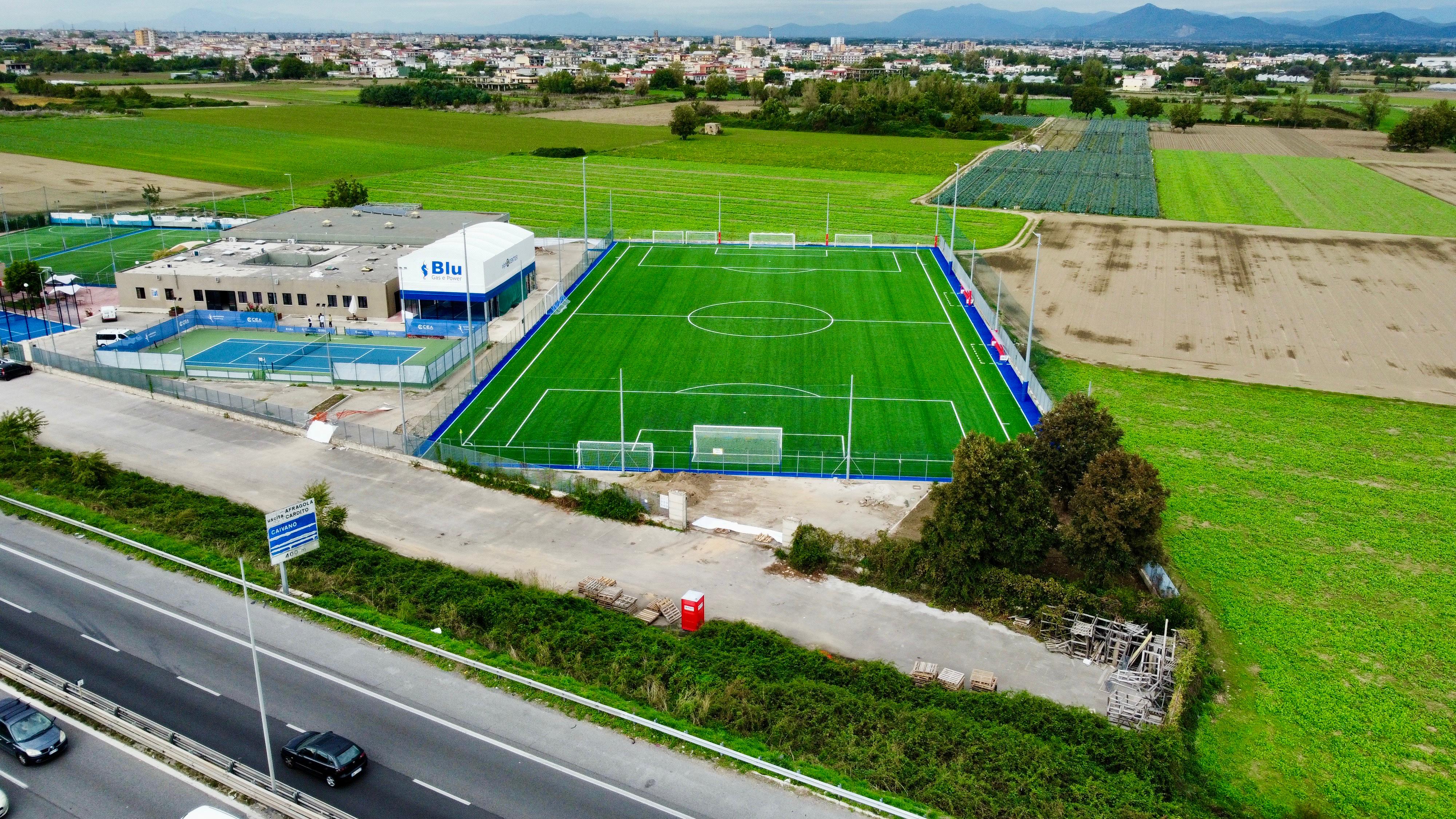 Campo calcio 11 Salicelle panoramica