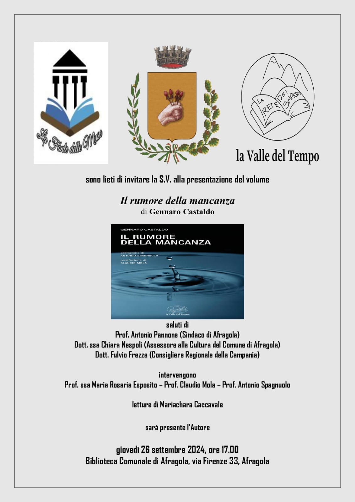 Presentazione libro Gennaro Castaldo
