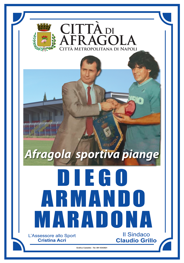 maradona lutto